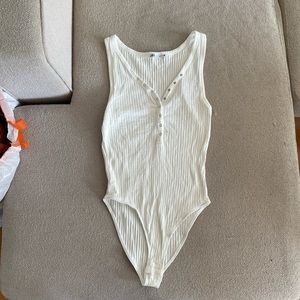 White Zara bodysuit